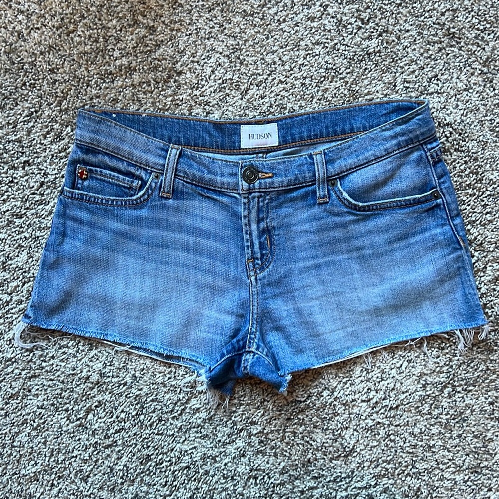 Hudson Jeans Blue Kenzie Women Shorts